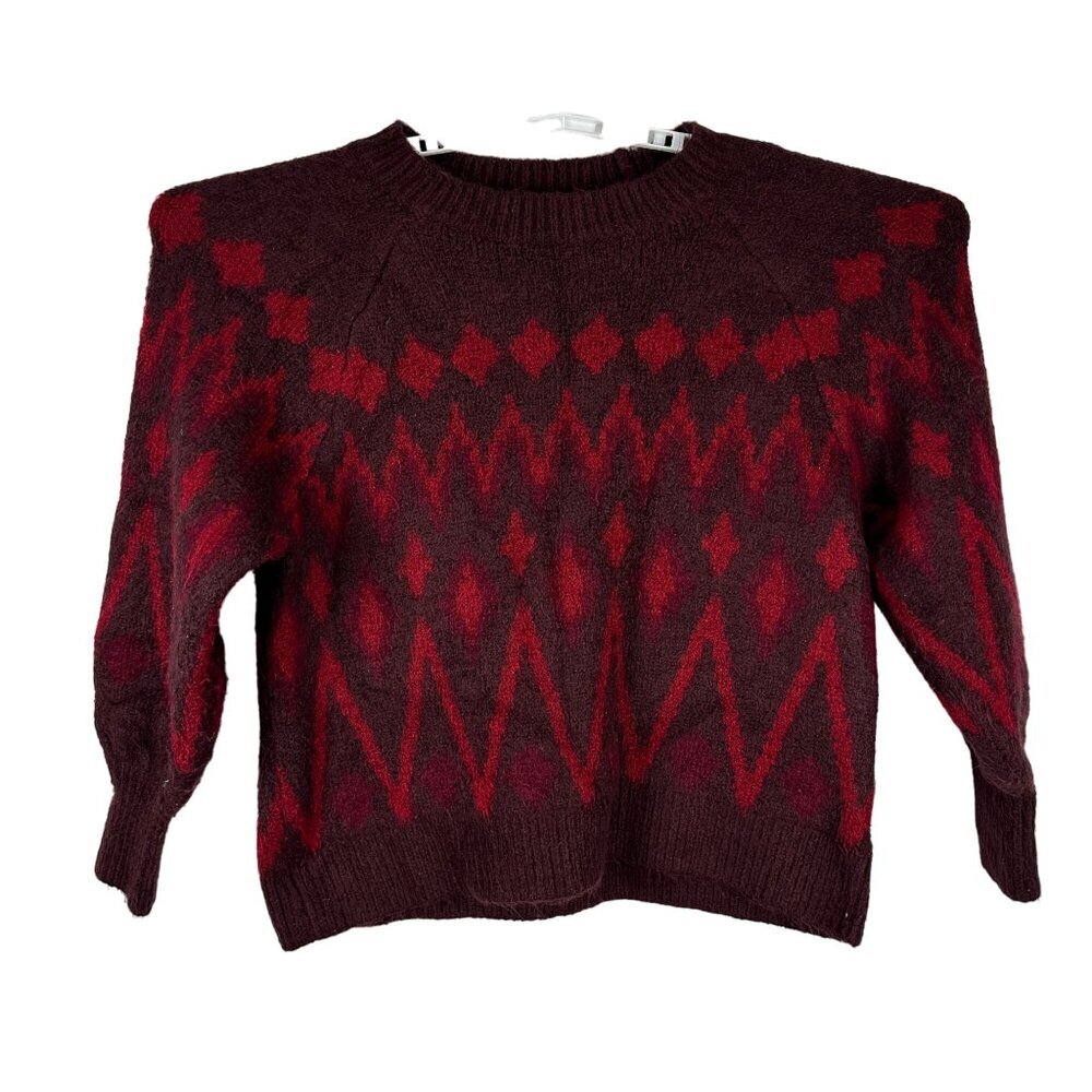 A New Day Women's Vintage Pattern Sweater Size L